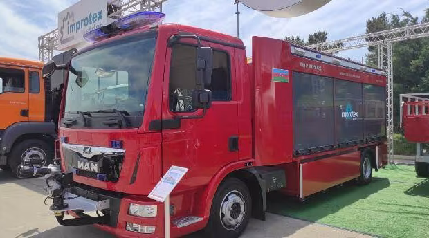 Bakıda güclü yanğın başladı