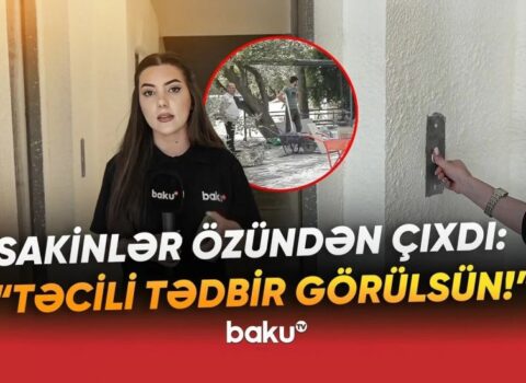 Liftlər işləmir, Xətai sakinləri evə qalxa bilmirlər: Aidiyyəti qurum niyə tədbir görmür? – VİDEO