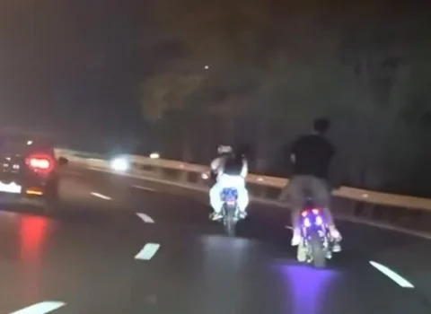 Bakıda avtoxuliqanlıq edən moped sürücüsü həbs edildi