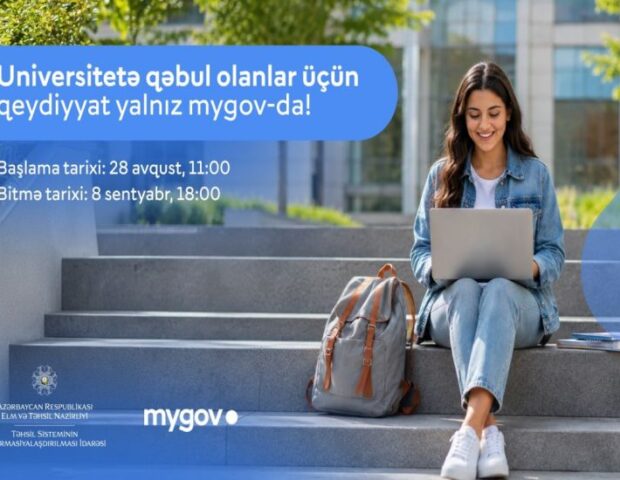 Sabahdan universitetlərə qeydiyyat başlayır