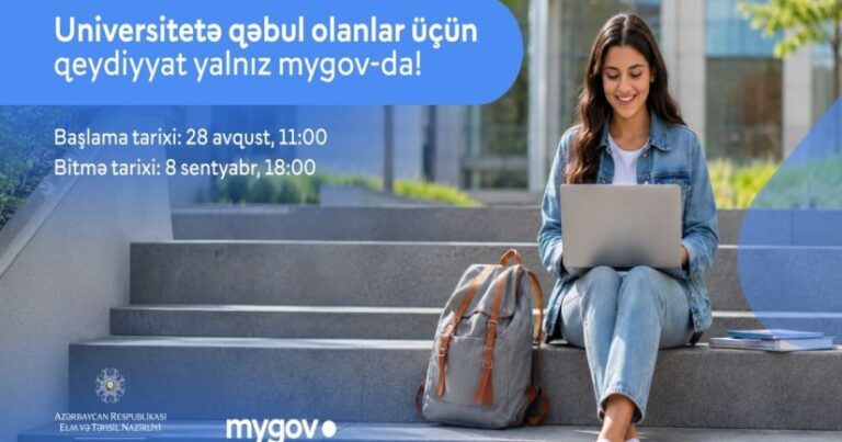 Sabahdan universitetlərə qeydiyyat başlayır