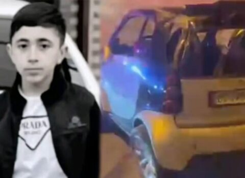 12 yaşlı Tapdıq ona hədiyyə olunan maşınla yola çıxıbmış… – Video