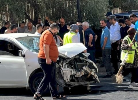 Bakıda qəza oldu, qadın sürücü… – FOTOLAR