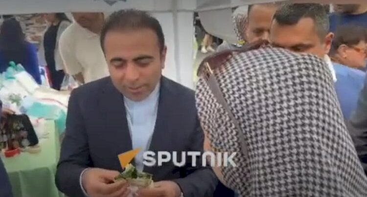 İran səfirinin “Artsax” pavilyonunda nə işi vardı? – VİDEO