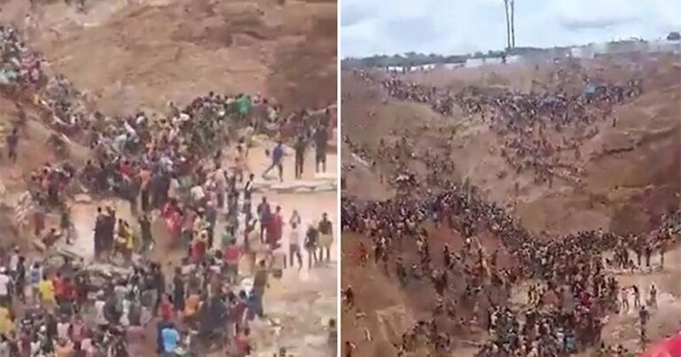 100-dən çox insanın ölümünə səbəb olan uçqunun – Anbaan görüntüləri – VİDEO