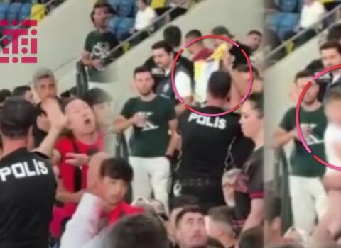 Uşağın “Fənərbağça” formasını çıxartdıran şəxs saxlanıldı – VİDEO