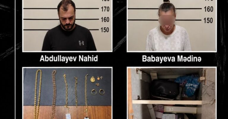 Bakıda evdən 10 min manatlıq oğurluq edildi Bakıda evdən 10 min manatlıq oğurluq edildi