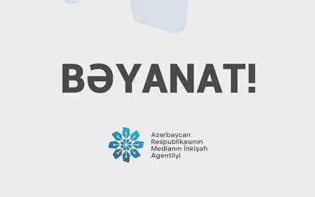 “Next” kanalının Goranboydakı partlayışla bağlı xəbərlərinə rəsmi reaksiya