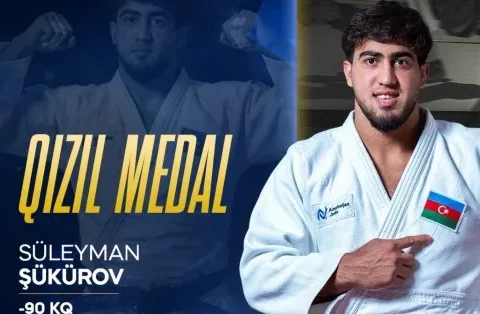 Daha bir cüdoçumuz Avropa çempionu oldu