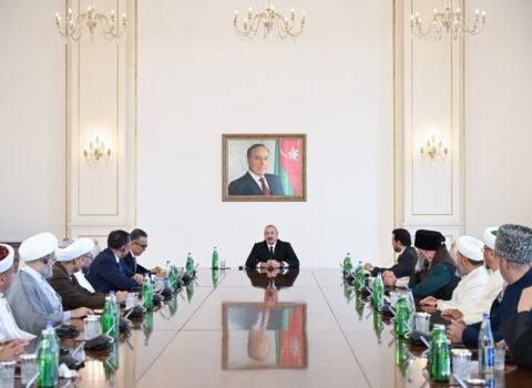 Prezident onları qəbul etdi – Foto