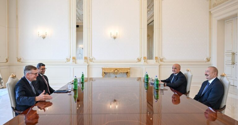 Prezident Corc Volkeri qəbul etdi – Foto
