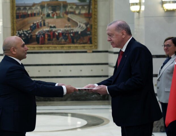 Ərdoğan Prezident Sarayında ölkəmizin Türkiyədəki səfirini qəbul edib