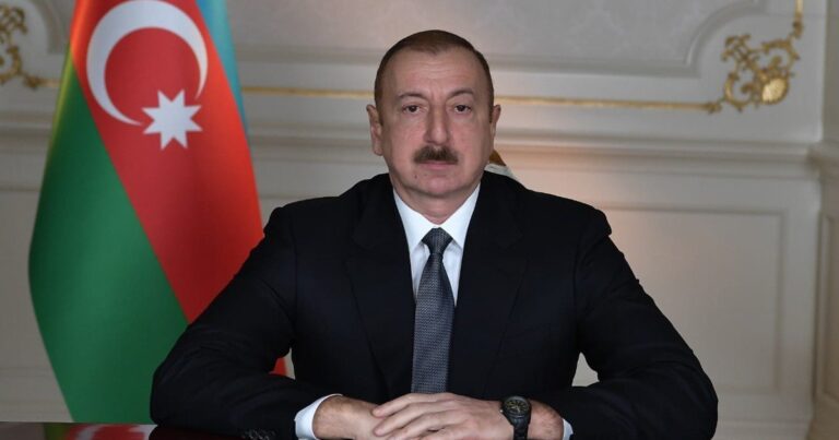 Prezident İlham Əliyev Qazaxıstan dövlət başçısına başsağlığı verib
