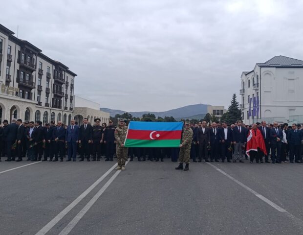 Xankəndidə Zəfər parkına yürüş – FOTOLAR