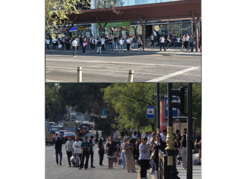 28 May ərazisində 1 və 2 saylı marşrutlarla bağlı problem: sərnişinlər uzun müddət gözləyir