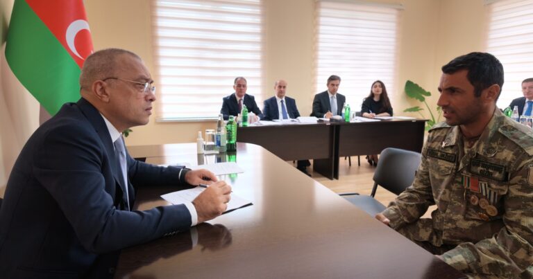 Azərbaycan Dövlət Su Ehtiyatları Agentliyinin sədri Samux rayonunda vətəndaşlarla görüşüb – FOTOLAR