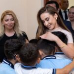 Alyona Əliyeva 3 nömrəli xüsusi təhsil müəssisəsində oldu – VİDEO