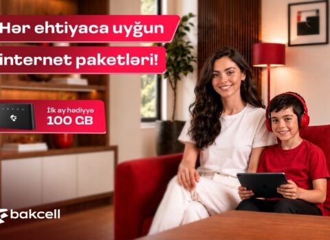 “Bakcell”dən Wi-Fi modemi alın, ilk abunəliyiniz pulsuz olsun