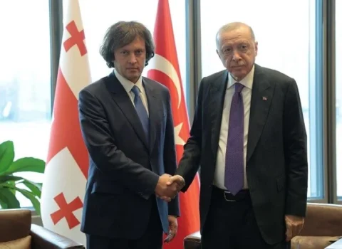 Kobaxidze ilə Ərdoğan Nyu Yorkda görüşdü