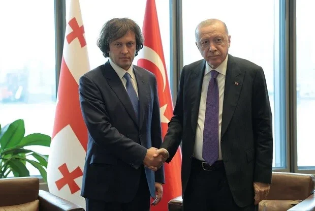 Kobaxidze ilə Ərdoğan Nyu Yorkda görüşdü