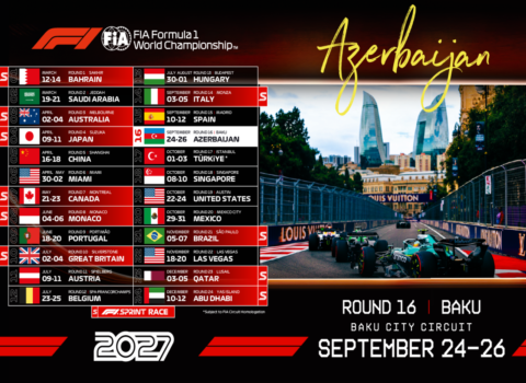 2027-ci il Formula 1 Azərbaycan Qran-prisinin tarixi açıqlandı
