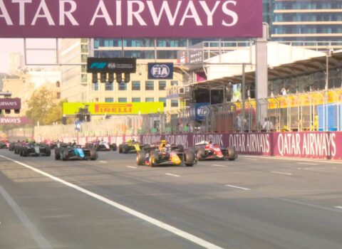 Bakıda Formula 2 sprint yarışına start verildi