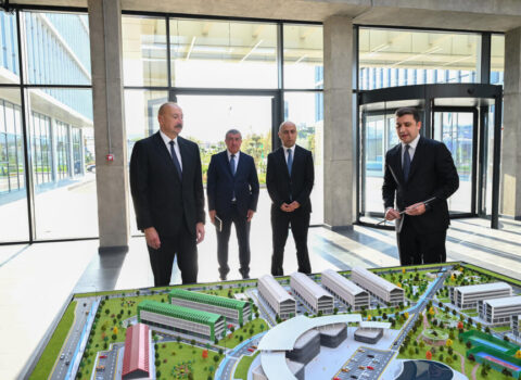 Prezident İlham Əliyev “SABAH.city” innovasiya şəhərciyinin birinci mərhələsinin açılışında iştirak edib