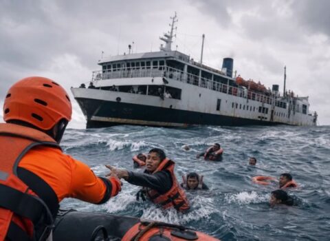 Gəmi qəzasında itkin düşən 130 nəfərin axtarışıları davam edir