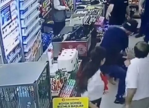 Bakıda marketdə qadını döyən şəxs həbs edildi