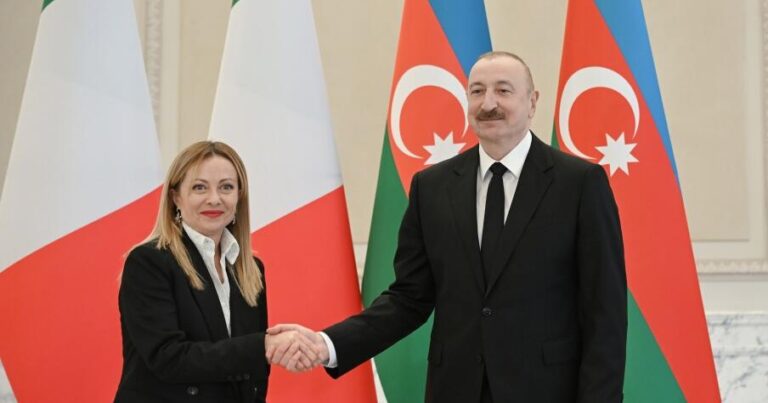 Giorgia Meloni Prezident İlham Əliyevə təşəkkür edib