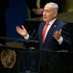 Netanyahu danışanda zalı tərk etdilər – Video