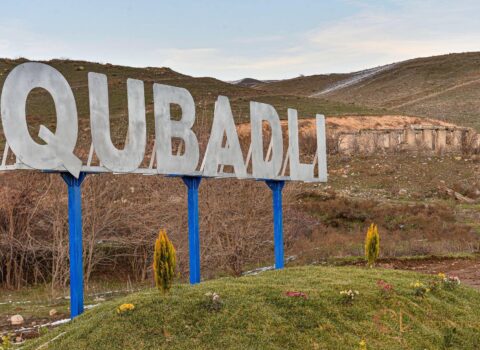 Qubadlıda 1-ci yaşayış kompleksinin inşasına başlanıldı – FOTOLAR