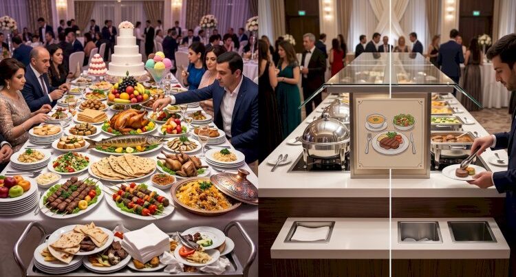 Toylarda menyu dəyişir: Qutab, kabab, plov, ləvəngi, balıq, tort…