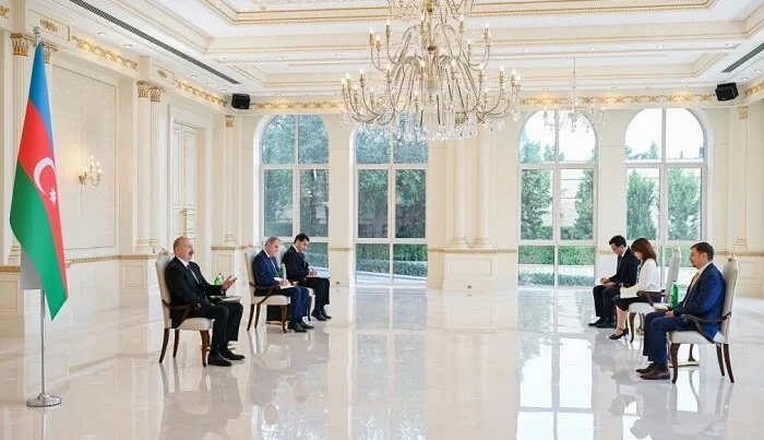 İlham Əliyev Dmitri Şlapaçenkonu qəbul etdi