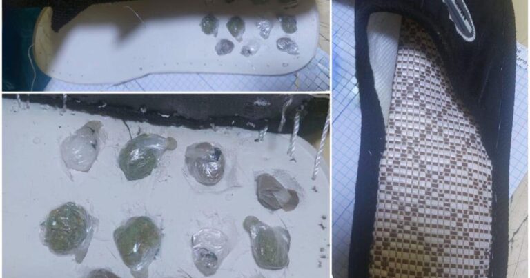 Həbsxanaya göndərilən ayaqqabıdan narkotik tapıldı