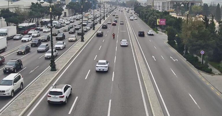 Bakının bir sıra yollarında hərəkət müvəqqəti tənzimlənəcək