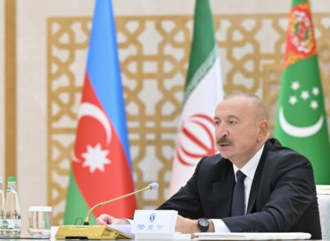 Azərbaycan, Rusiya və İran prezidentləri görüşdü