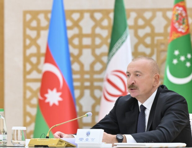 Azərbaycan, Rusiya və İran prezidentləri görüşdü