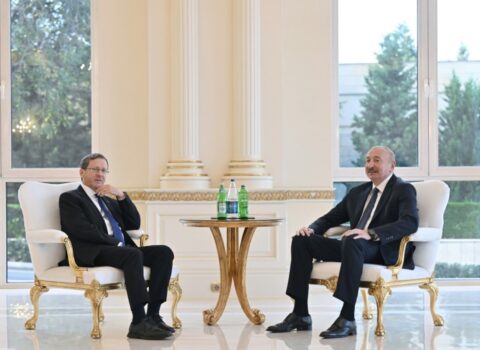 Prezident İlham Əliyevin İsrail Prezidenti ilə görüşü olub