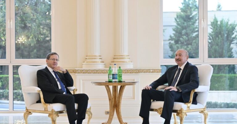 Prezident İlham Əliyevin İsrail Prezidenti ilə görüşü olub