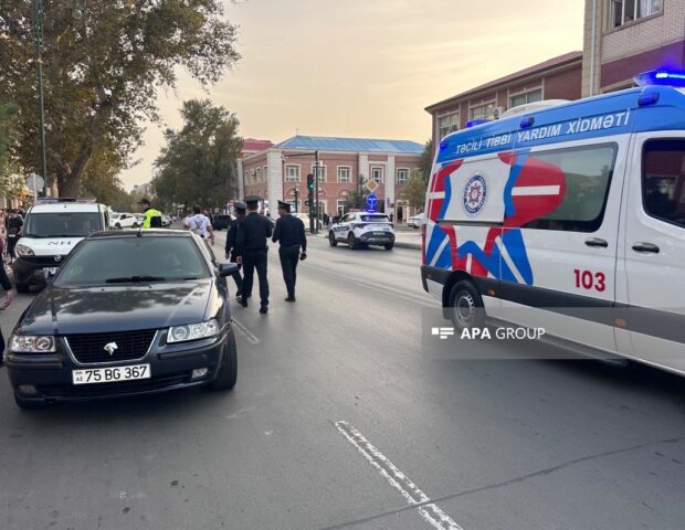 Naxçıvanda avtomobil piyadanı vurdu