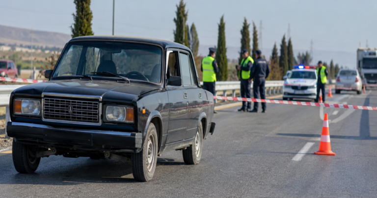 Tovuzda avtomobil piyadanı vurub öldürdü 