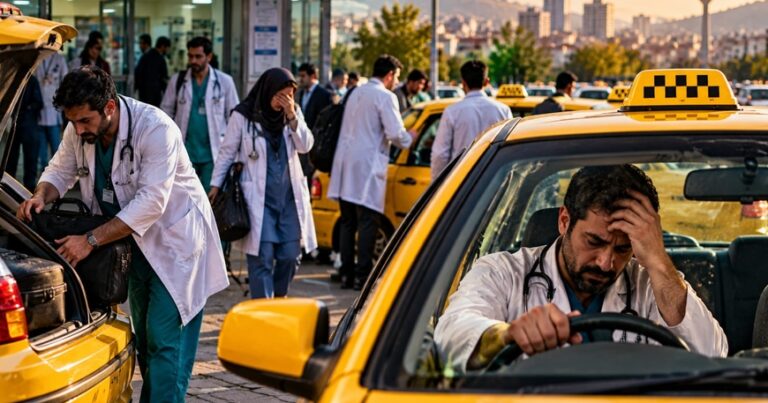 Qonşu ölkədə səhiyyə çökür – 50 min həkim peşəsini atdı, taksi sürməyə başladı