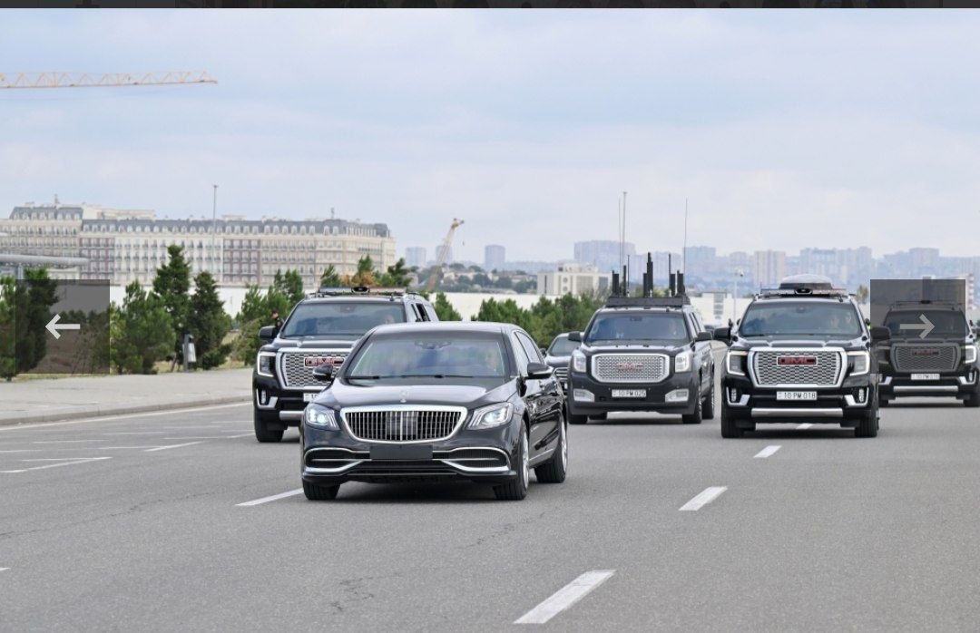 İlham Əliyev sükan arxasında, Kadırov yanında… - FOTO | KONKRET xəbəri üçün şəkil