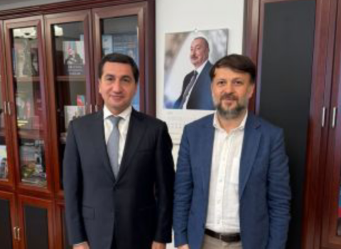 Emin Milli Hikmət Hacıyevin qəbulunda olub