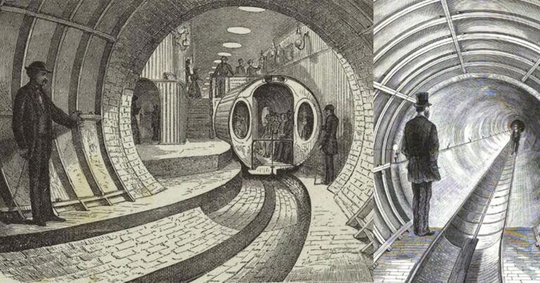 1870-ci ildə yeraltı nəqliyyat necə yaradıldı?
