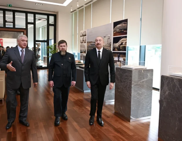 İlham Əliyev və Ramzan Kadırov “Bakı Ağ Şəhər”də  – FOTOLAR 