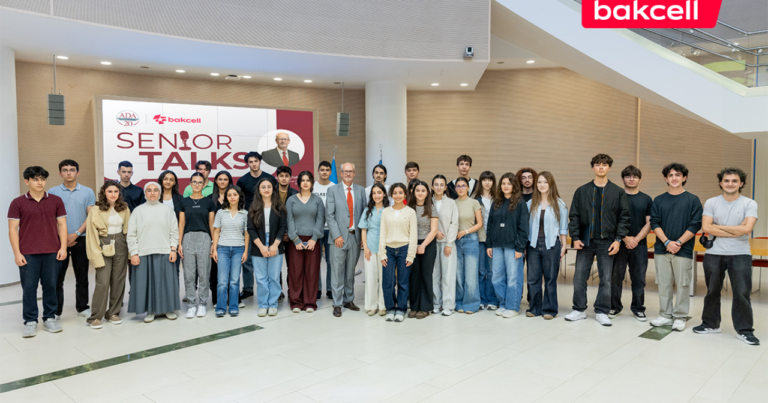 “Bakcell”in baş icraçı direktoru ADA Universitetinin tələbələri ilə görüşdü – FOTOLAR