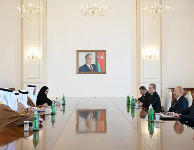 Prezident İlham Əliyev Bəhreynin xarici işlər nazirini qəbul edib – Foto