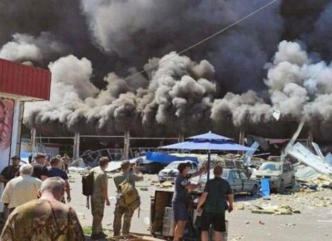 Ukrayna Donetskdə mühüm obyekti vurdu – Video